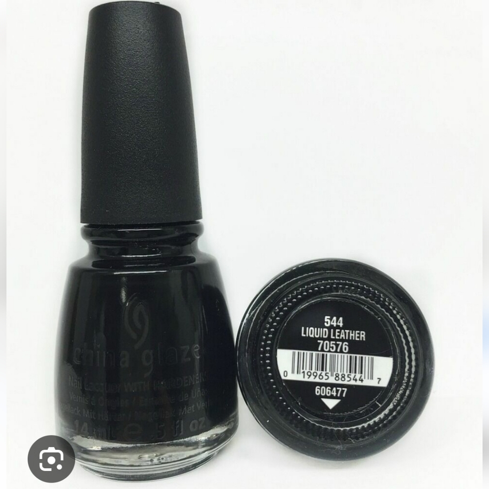 NEW China Glaze💅Strengthening Hardner Nail Polish- Liquid Leather🖤 - Picture 2 of 3